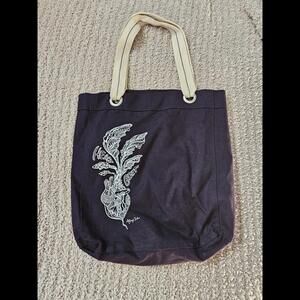 Artery Ink Tote Bag Heart Beet Blue
